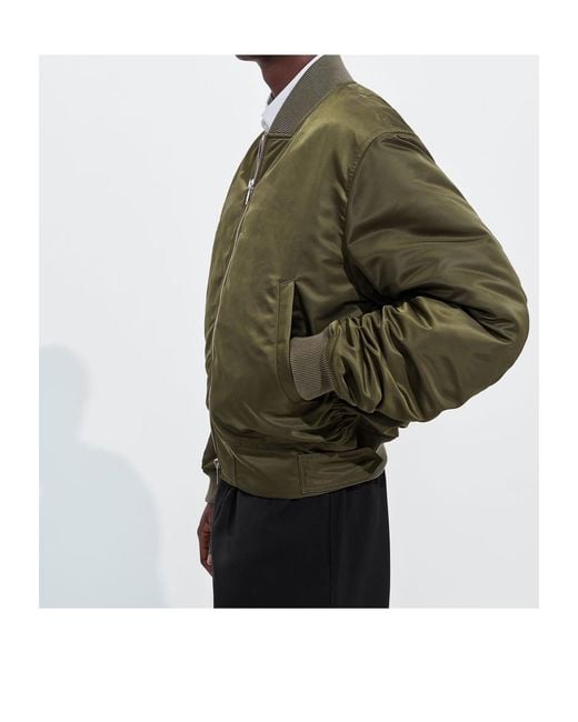 Bottega Veneta Multicolor Padded Nylon Bomber Jacket for men