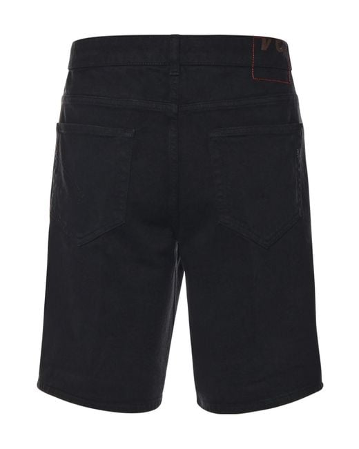 Dondup Blue Regular Fit Bermuda Shorts for men