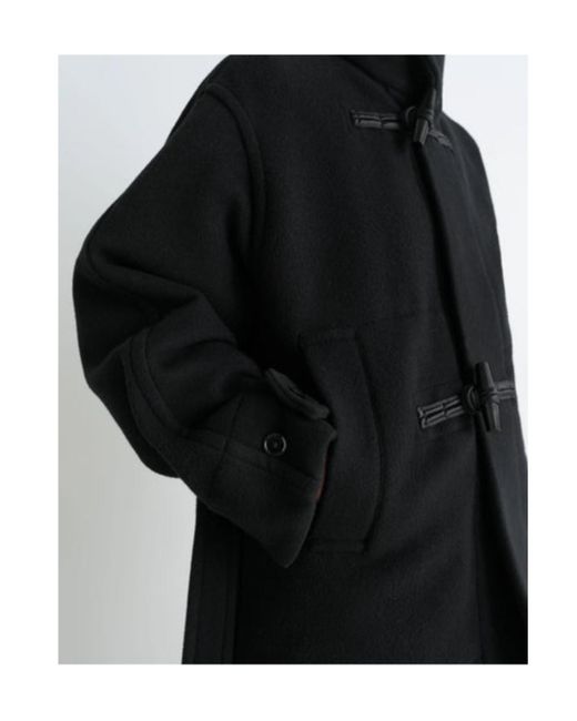 Lemaire Black Short Duffle Coat