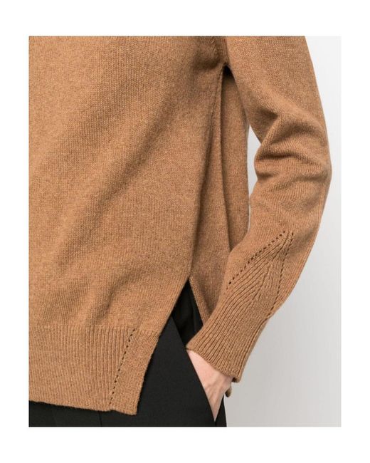 A.P.C. Brown Crewneck Knitted Jumper