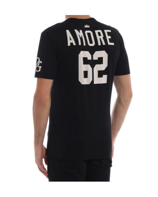 Dolce & Gabbana Black Short-Sleeved T-Shirt for men