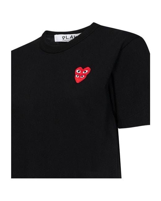 COMME DES GARÇONS PLAY Black Crew Neck T-Shirt