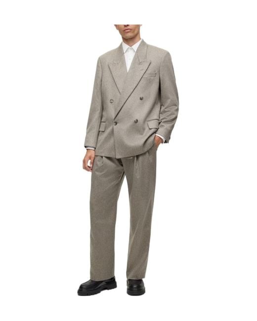 Boss Gray Professional Tailored Suit for men