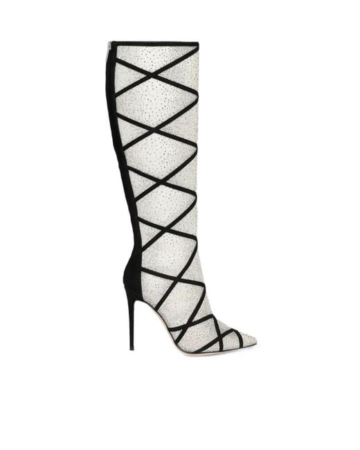 Gianvito Rossi White Confetti Boot