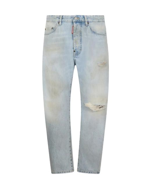 DSquared² Blue Light L.A. Wash Bro Jeans for men