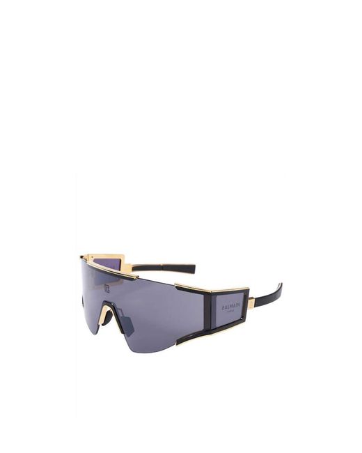 Balmain Blue Eyewear Fleche Oversized Sunglasses