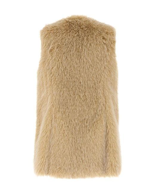 Herno Natural Gilet Fur