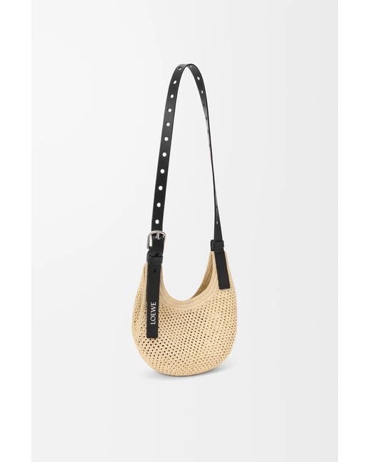 Loewe Metallic Mini Punch Hole Hobo Bag