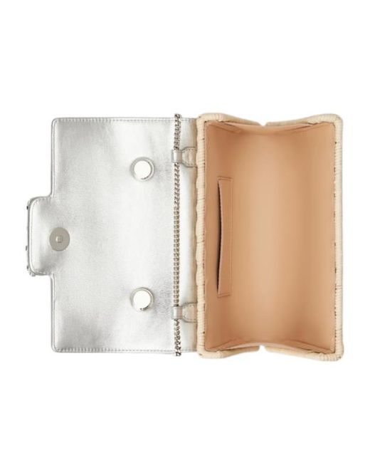 Roger Vivier White Jewel Efflorescence Mini Bag