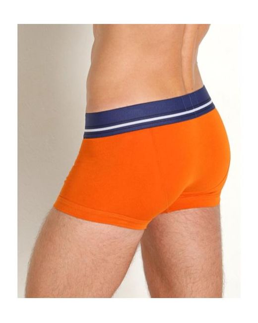 Emporio Armani Orange Elastic Waist Underwear for men