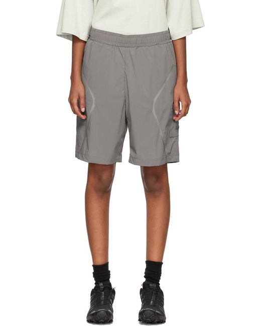 A_COLD_WALL* Black A-Cold-Wall* Stripe-Detailed Track Shorts for men