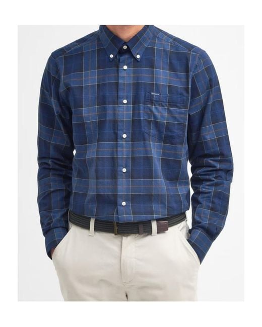 Barbour Blue Wetheram Shirt for men