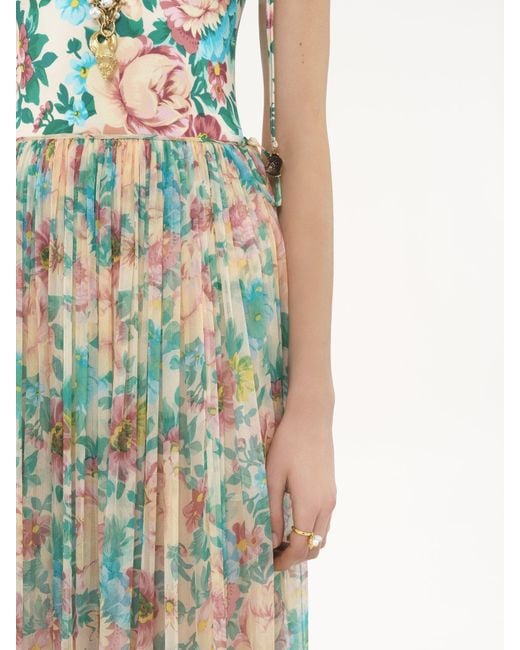 Chloé Green Chloé Gathered Maxi Skirt