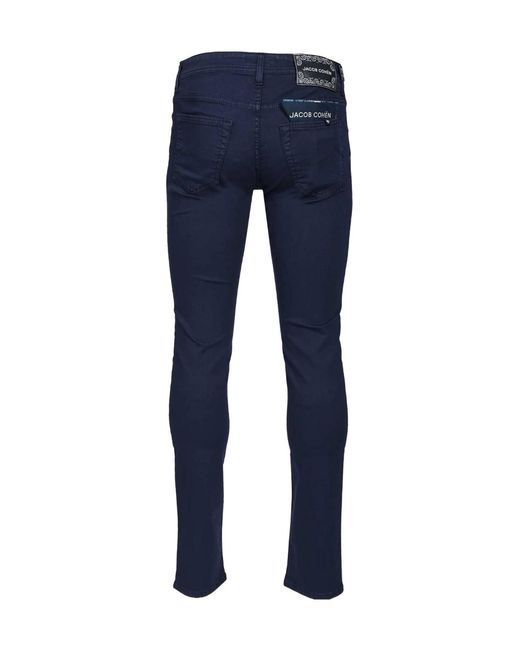 Jacob Cohen Blue Belt Loop Jeans for men