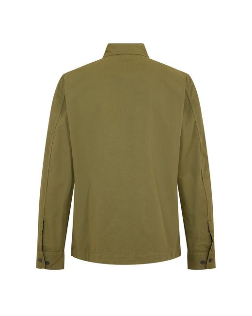 C P Company Green Gabard Overshirt for men