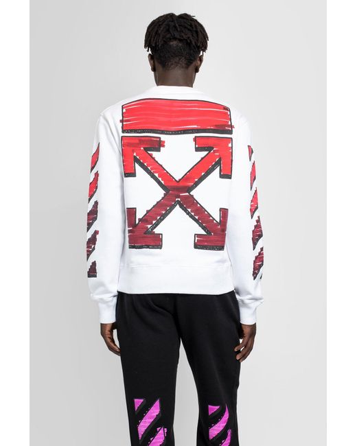 Off-White c/o Virgil Abloh White Marker Arrows Cotton Sweatshirt for men