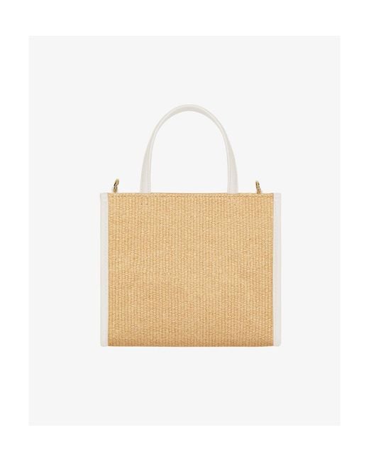 Givenchy Natural Embroidered-Logo Tote Bag