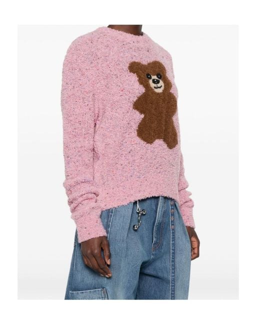 Moschino Pink Long-Sleeved Sweater