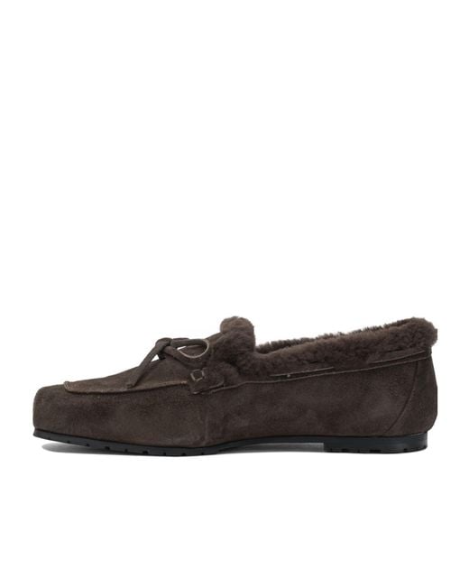 Aeyde Brown Lace-Up Loafers