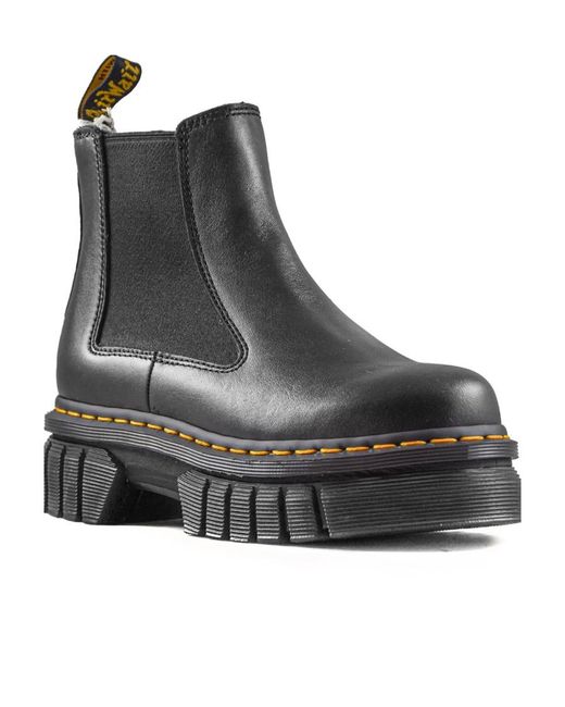 Dr. Martens Black Round Toe Chelsea Boots