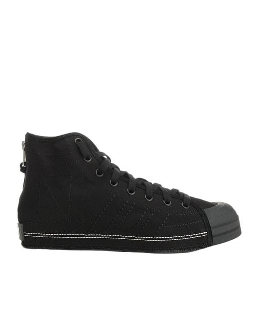 Y-3 Black X Neighborhood Nizza Hi Sneakers for men