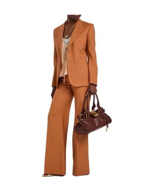 Chloé Brown Wool Blazer