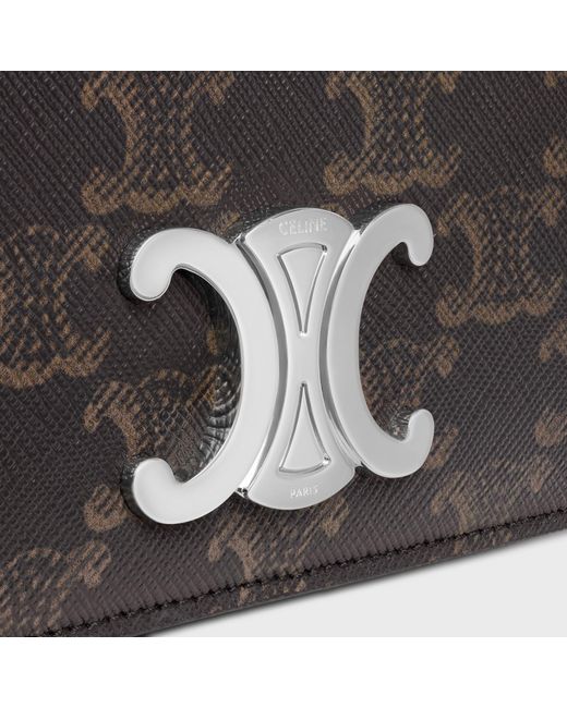 Céline Black Small Crossbody Bag Triomphe for men
