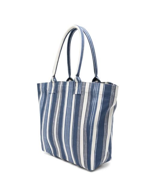 Isabel Marant Blue Striped Handbag
