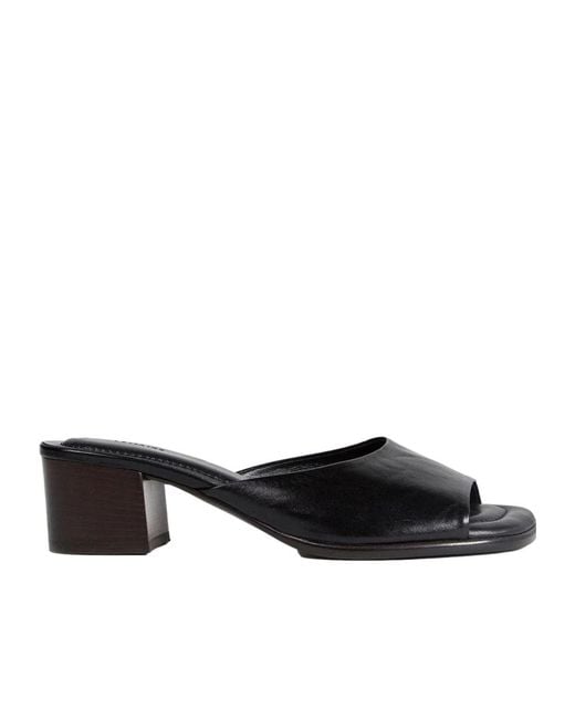 Lemaire Black Heeled Sandals