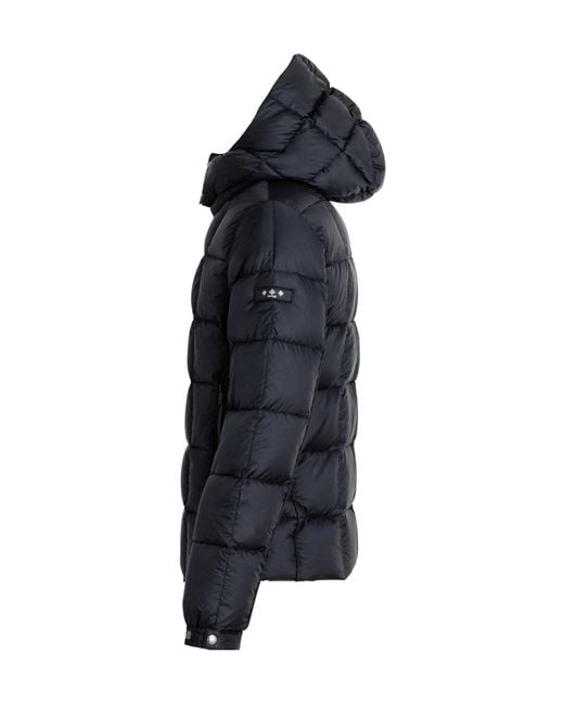 Tatras Blue Long-Sleeve Hooded Padded Jacket for men