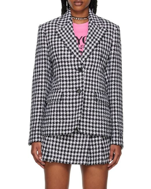 Versace Black Single-Breatsed Blazer