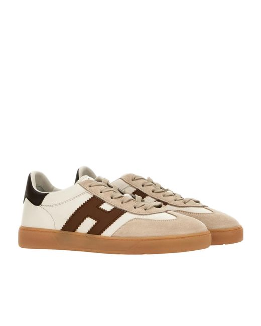 Hogan Multicolor Low-Top Sneakers With Suede And Smooth Texture for men
