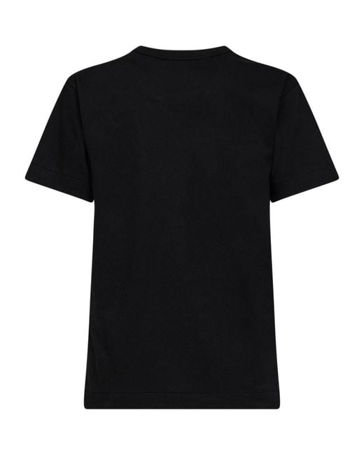 COMME DES GARÇONS PLAY Black Crew Neck T-Shirt