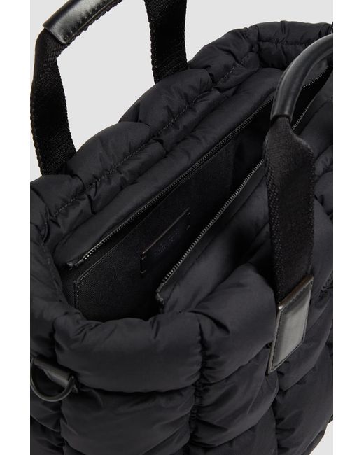 Moncler Black Logo Patch Mini Caradoc Tote Bag