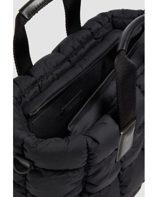 Moncler Black Logo Patch Mini Caradoc Tote Bag