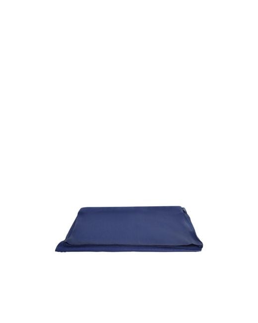 Emporio Armani Blue Rectangular Shawl