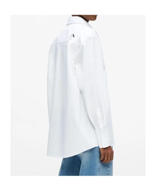 Karl Lagerfeld White Ikon Choupette Shirt