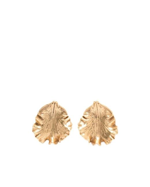 Cult Gaia Metallic Irregular Earrings