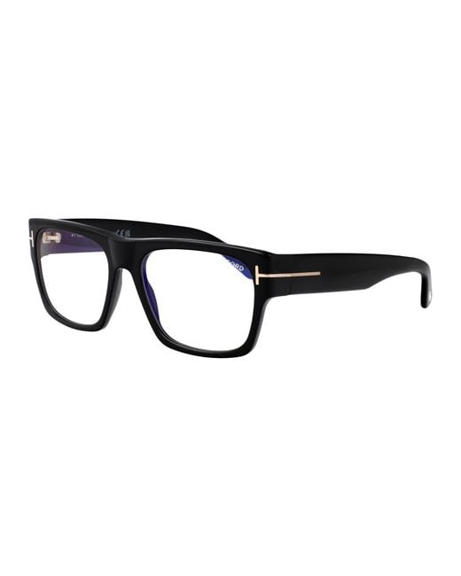 Tom Ford White Eyewear Rectangular Frame Glasses for men