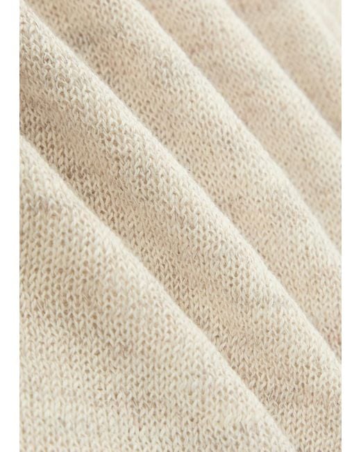 Our Legacy Natural V-Neck Knit Sweater for men