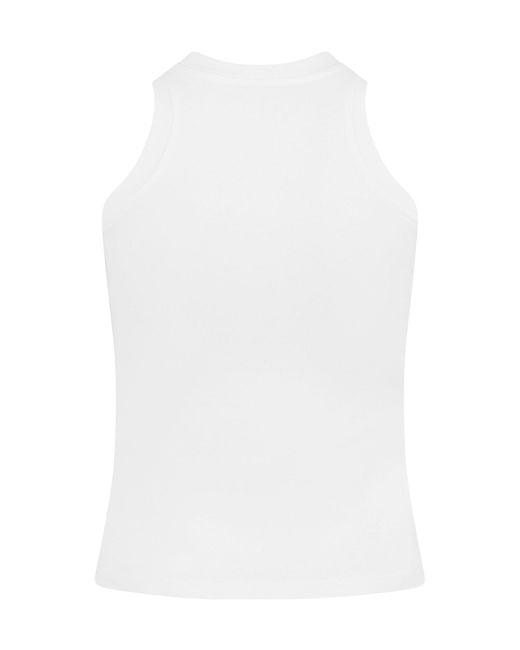 Balmain White Fitted Vest