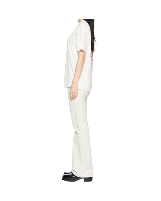 Wooyoungmi White Short-Sleeved T-Shirt