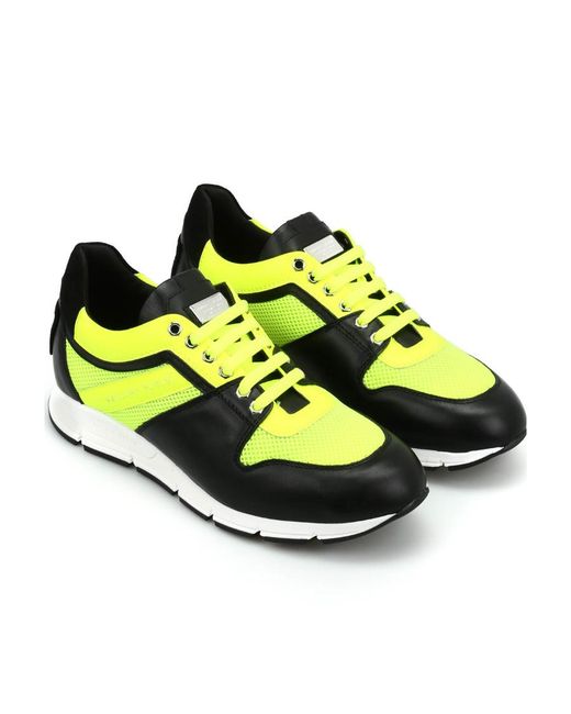 Philipp Plein Yellow Logo Details Casual Sports Shoes for men