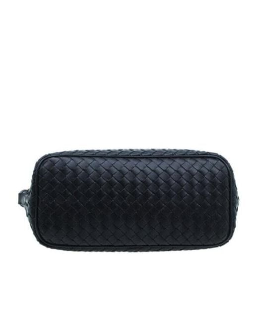 Bottega Veneta Blue Zippered Handbag
