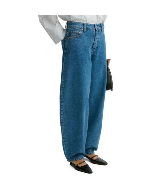 By Malene Birger Blue Wide-Leg Jeans