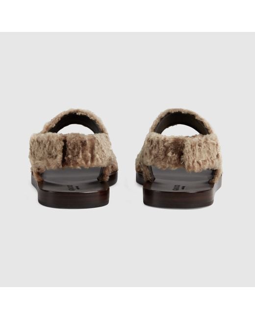 Gucci Brown 2015 Re-Edition Series Sandals for men