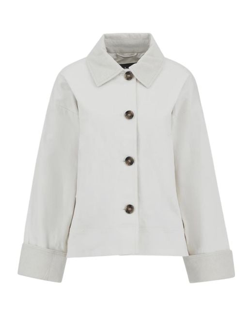 Barbour Gray Lapel Jacket