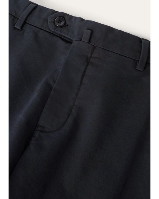 Loro Piana Black Belt-Loop Casual Pants for men