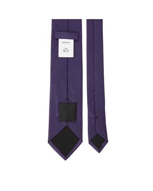 Givenchy Purple Patterned Tie for men
