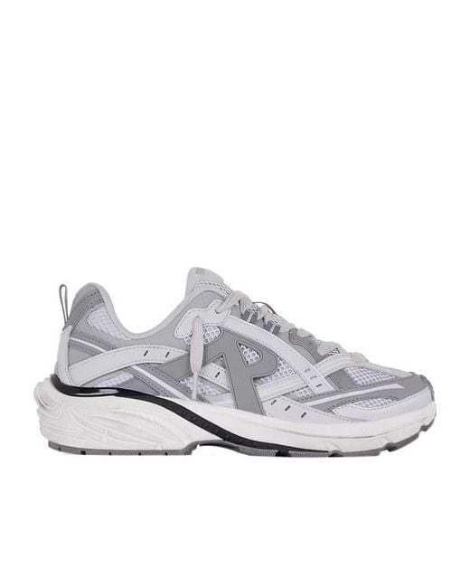 Represent White Storm Lace-Up Running Sneakers for men
